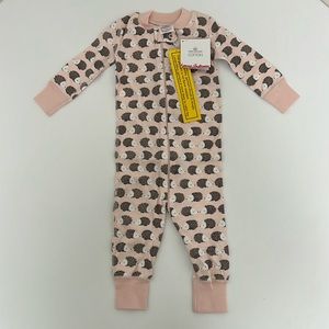 Organic cotton baby sleeper.